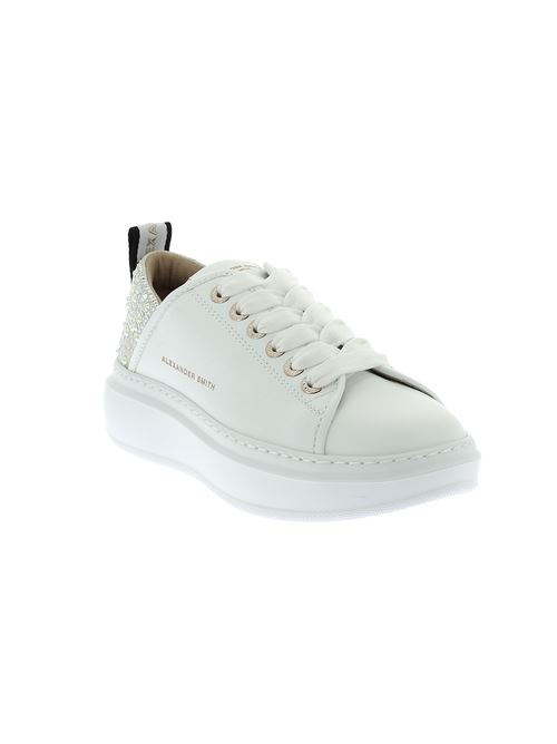 Wembley Woman sneakers da donna in pelle bianca ALEXANDER SMITH | ASBBWYW0506WIAX